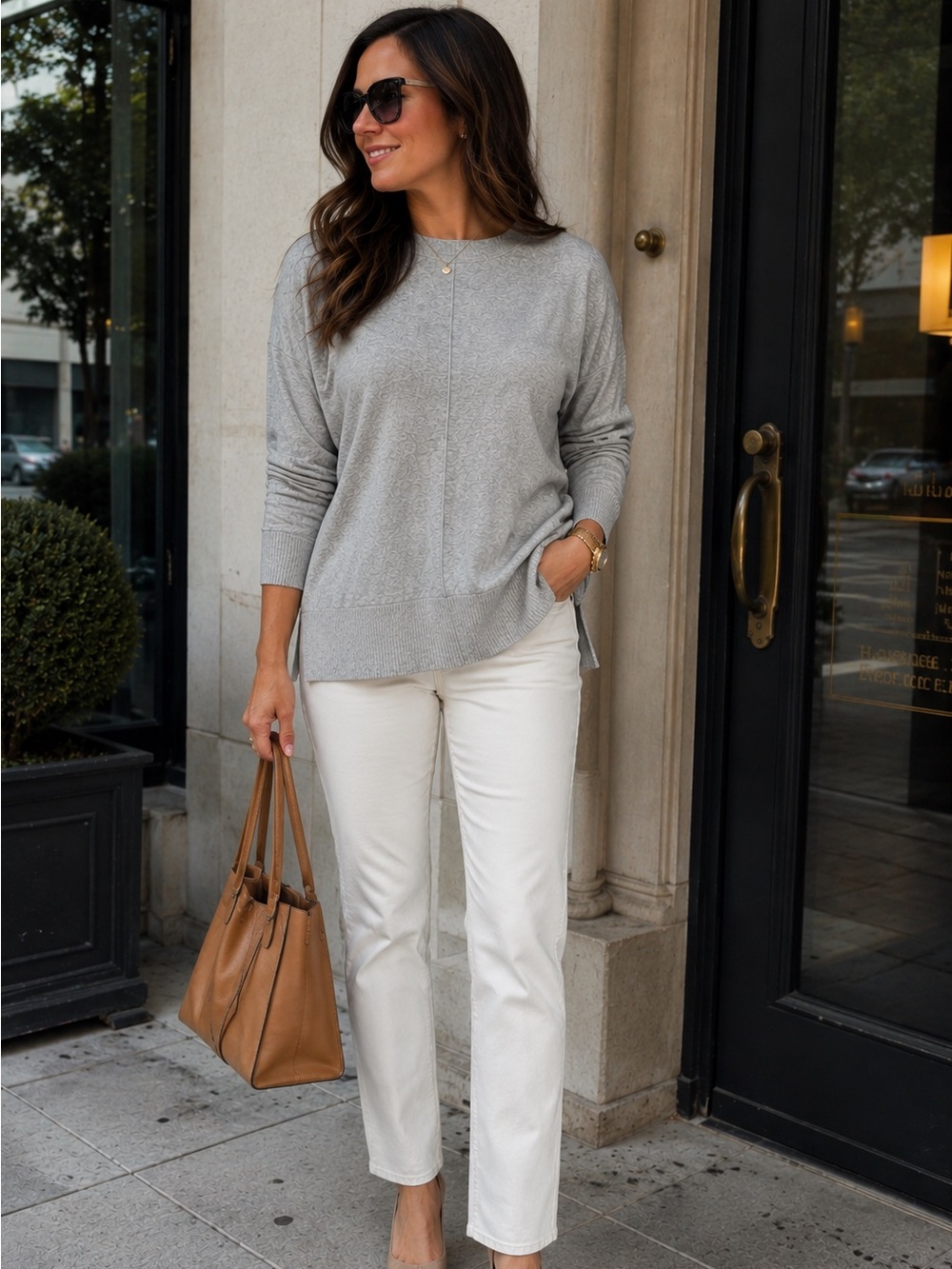 CJLA Gray Scout Sweater